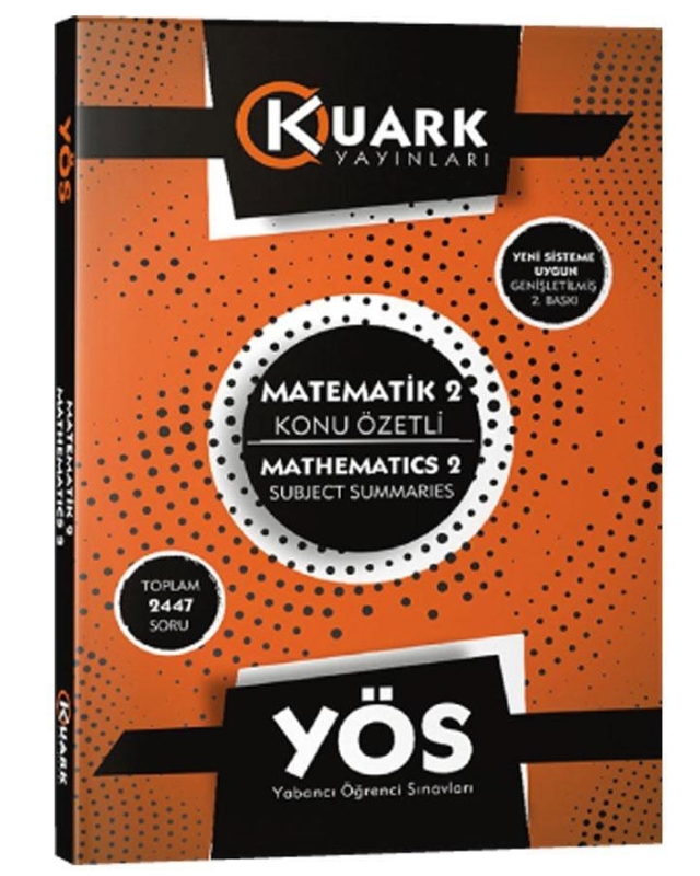 Resim KUARK YAYINLARI TR-YÖS MATEMATİK-2 KONU ÖZETLİ
