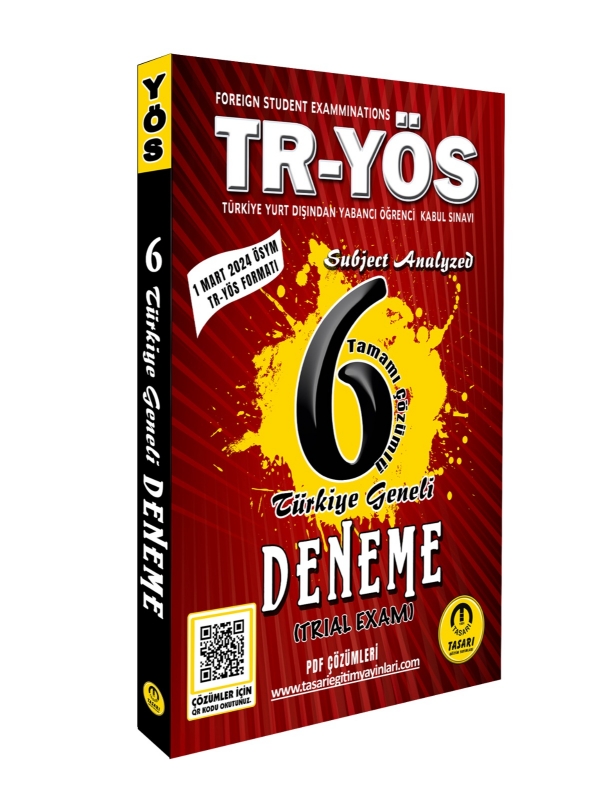 Resim 2025-TR YÖS 6 GENEL ÇÖZÜMLÜ DENEME