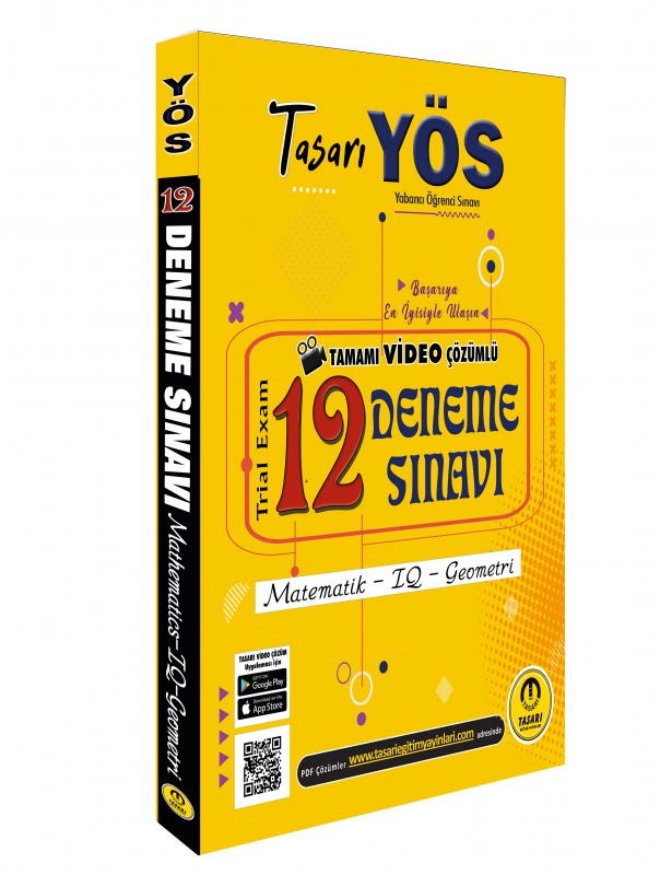 Resim 2024- TRYÖS -12 FASİKÜL DENEME VİDEO ÇÖZÜMLÜ
